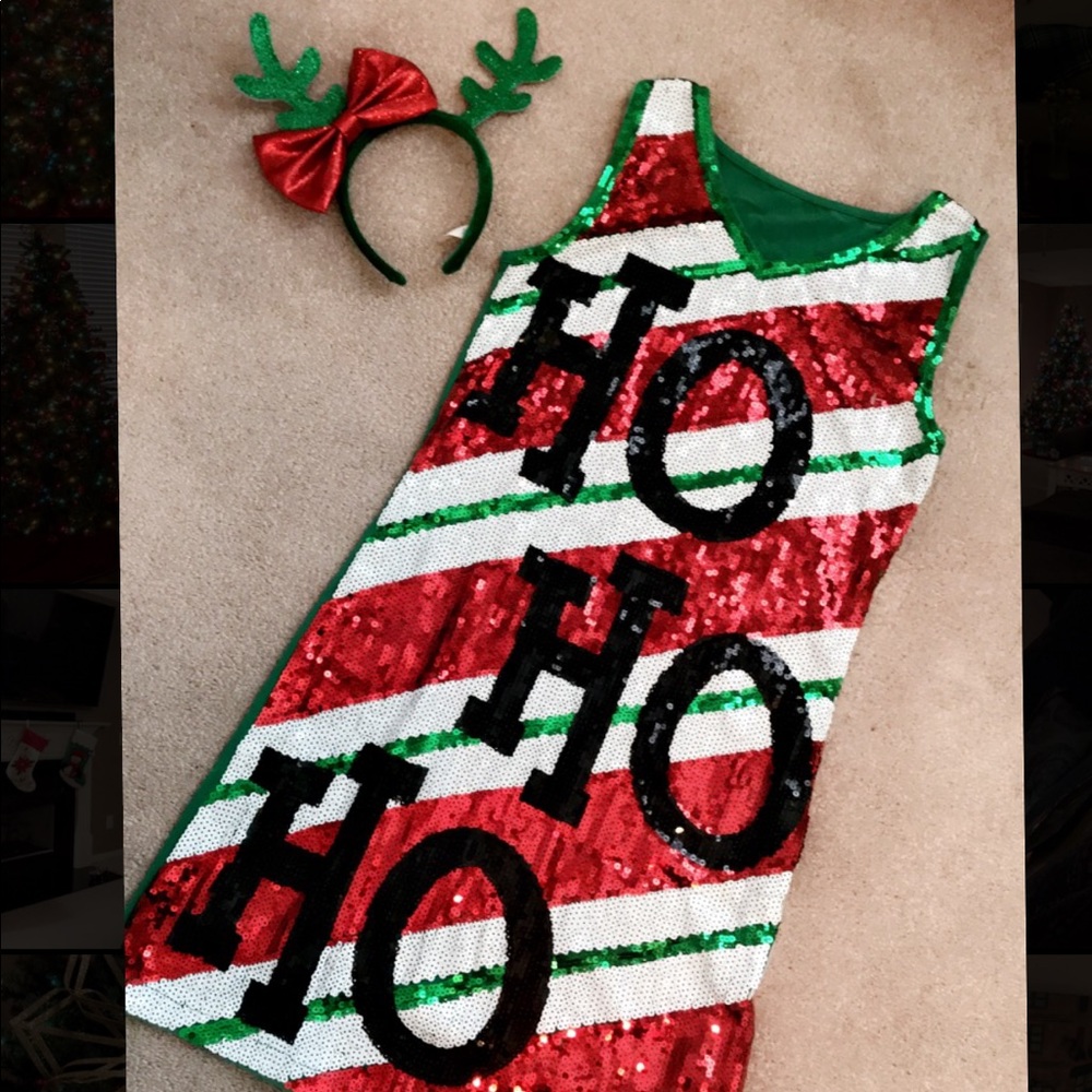 Christmas dress and headband